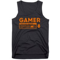 Funny Pc Gamer Keyboard Video Computer Gaming Lovers Outfit Tank Top