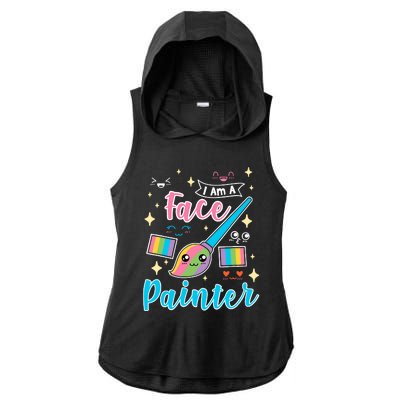 Face Painter Gift For Makeup Artist Ladies PosiCharge Tri-Blend Wicking Draft Hoodie Tank