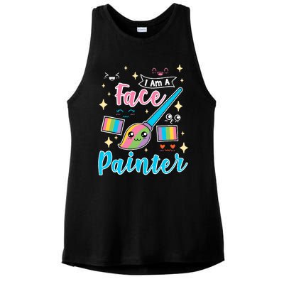 Face Painter Gift For Makeup Artist Ladies PosiCharge Tri-Blend Wicking Tank