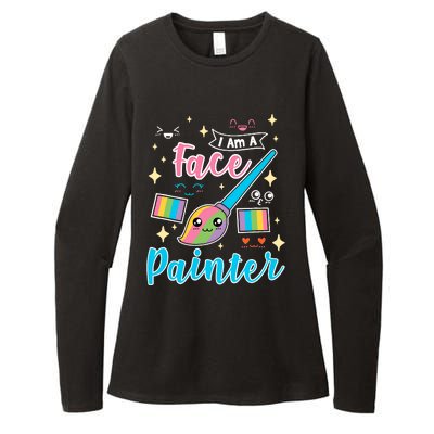 Face Painter Gift For Makeup Artist Womens CVC Long Sleeve Shirt