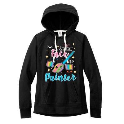 Face Painter Gift For Makeup Artist Women's Fleece Hoodie