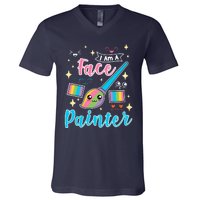 Face Painter Gift For Makeup Artist V-Neck T-Shirt