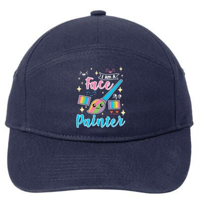 Face Painter Gift For Makeup Artist 7-Panel Snapback Hat