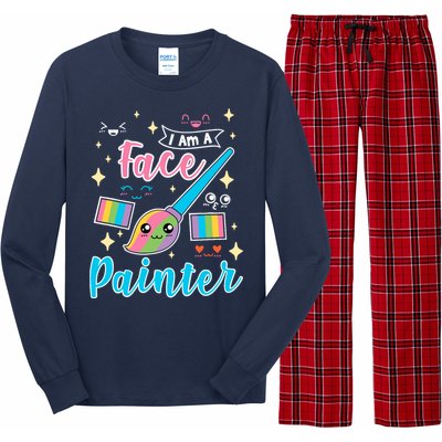 Face Painter Gift For Makeup Artist Long Sleeve Pajama Set