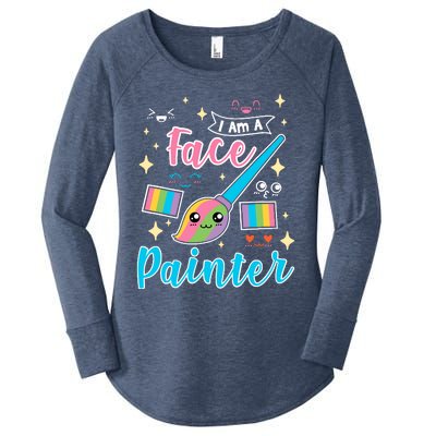 Face Painter Gift For Makeup Artist Women's Perfect Tri Tunic Long Sleeve Shirt