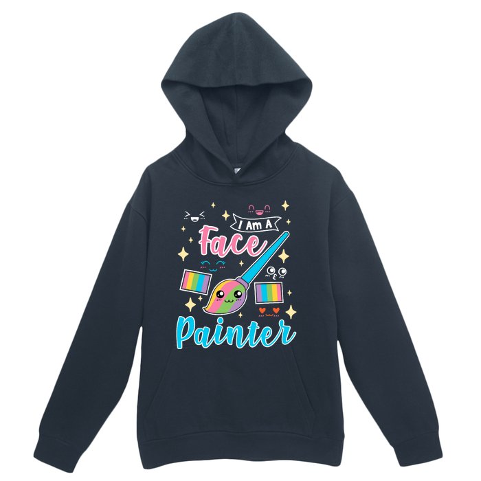 Face Painter Gift For Makeup Artist Urban Pullover Hoodie