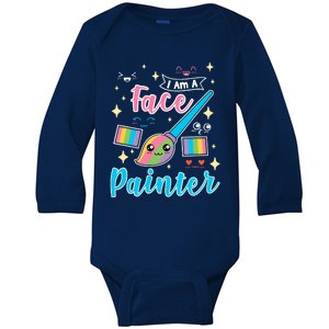 Face Painter Gift For Makeup Artist Baby Long Sleeve Bodysuit