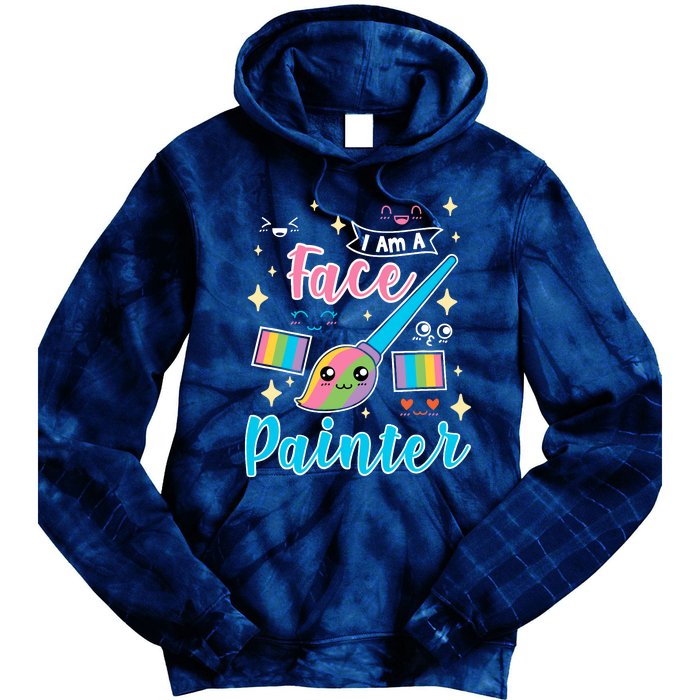 Face Painter Gift For Makeup Artist Tie Dye Hoodie