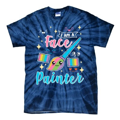 Face Painter Gift For Makeup Artist Tie-Dye T-Shirt