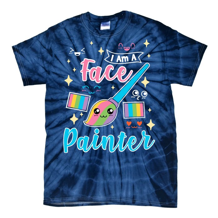 Face Painter Gift For Makeup Artist Tie-Dye T-Shirt