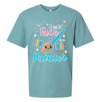 Face Painter Gift For Makeup Artist Sueded Cloud Jersey T-Shirt