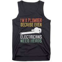 Funny Plumber Gifts For Retro Plumbing Tank Top