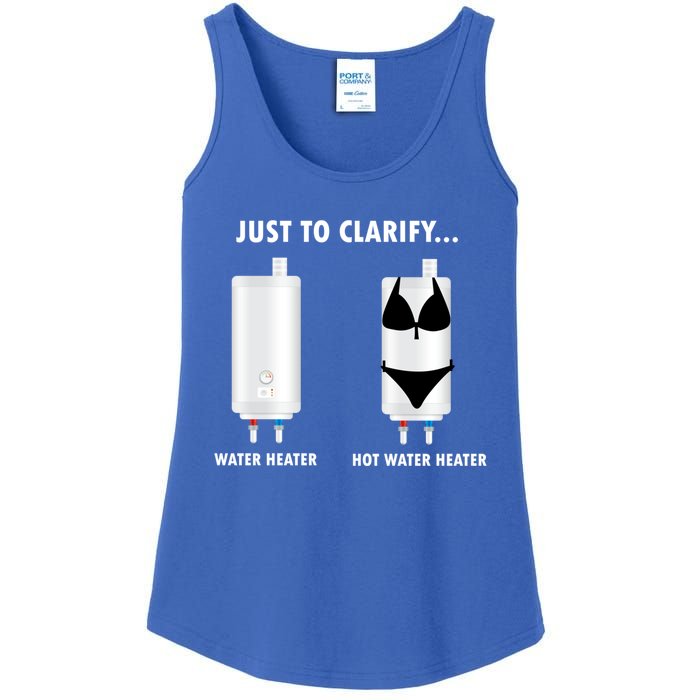 Funny Plumber Hot Water Heater Plumbing Dad Joke Gift Ladies Essential Tank