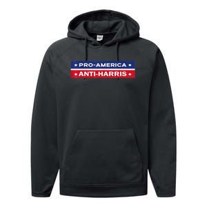 Fkh Political Humor F Kamala Harris Conservative Republican Performance Fleece Hoodie