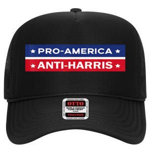 Fkh Political Humor F Kamala Harris Conservative Republican High Crown Mesh Back Trucker Hat