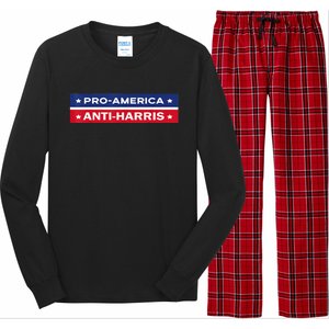 Fkh Political Humor F Kamala Harris Conservative Republican Long Sleeve Pajama Set