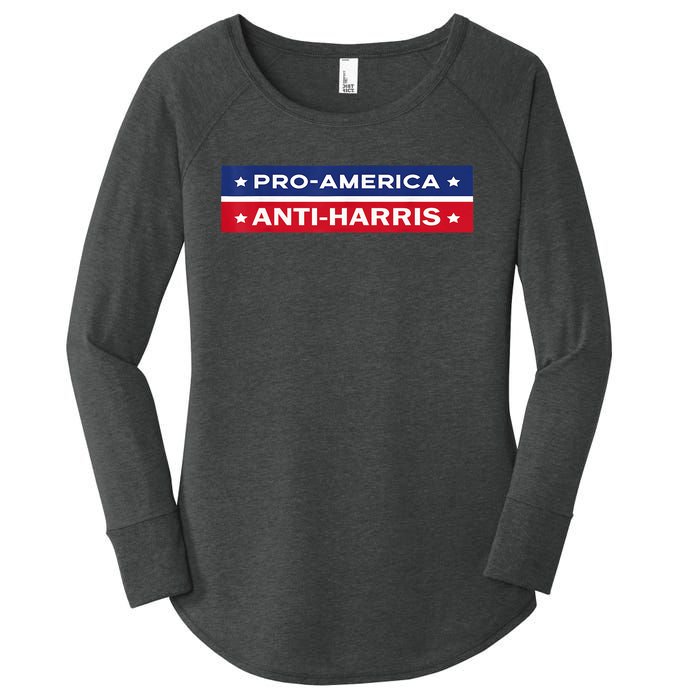 Fkh Political Humor F Kamala Harris Conservative Republican Women's Perfect Tri Tunic Long Sleeve Shirt