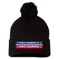 Fkh Political Humor F Kamala Harris Conservative Republican Pom Pom 12in Knit Beanie