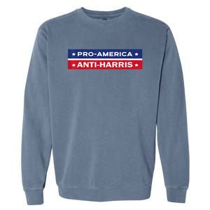 Fkh Political Humor F Kamala Harris Conservative Republican Garment-Dyed Sweatshirt