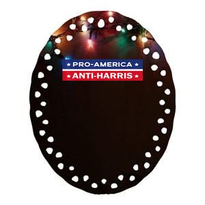 Fkh Political Humor F Kamala Harris Conservative Republican Ceramic Oval Ornament