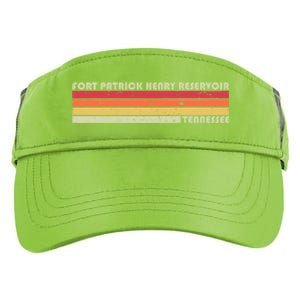 Fort Patrick Henry Reservoir Tennessee Funny Summer Gift Meaningful Gift Adult Drive Performance Visor