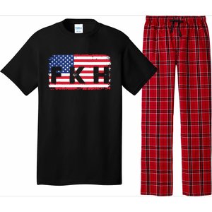 Fkh Political Humor F Kamala Harris Conservative Republican Pajama Set