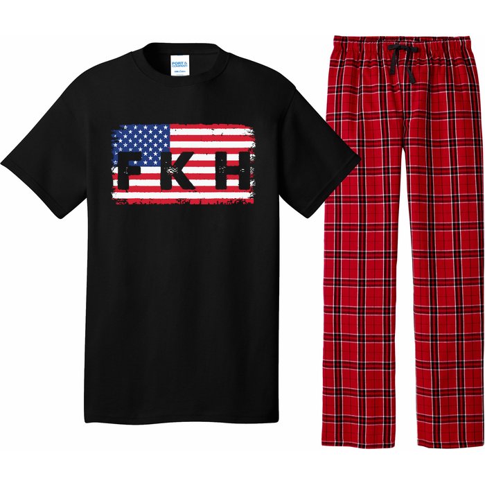 Fkh Political Humor F Kamala Harris Conservative Republican Pajama Set