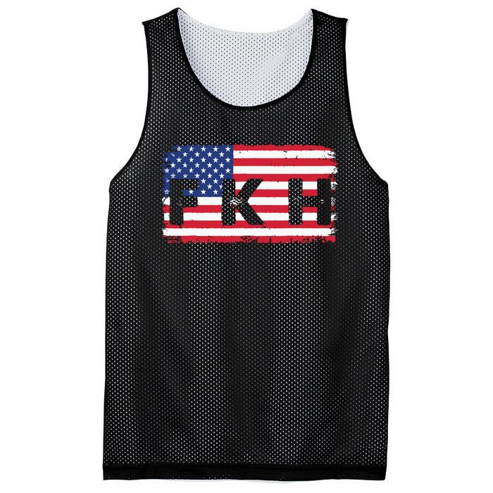 Fkh Political Humor F Kamala Harris Conservative Republican Mesh Reversible Basketball Jersey Tank