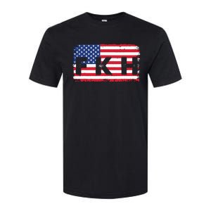 Fkh Political Humor F Kamala Harris Conservative Republican Softstyle CVC T-Shirt