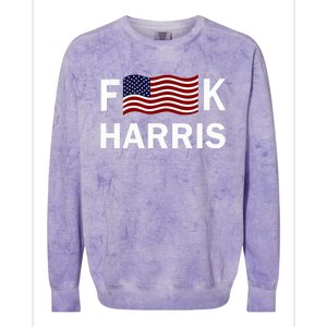 Fkh Political Humor F Kamala Harris Conservative Republican Colorblast Crewneck Sweatshirt