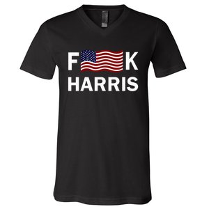 Fkh Political Humor F Kamala Harris Conservative Republican V-Neck T-Shirt