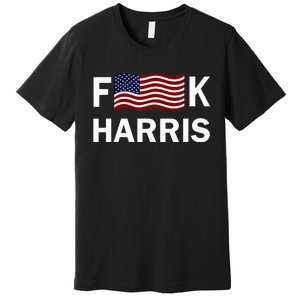 Fkh Political Humor F Kamala Harris Conservative Republican Premium T-Shirt