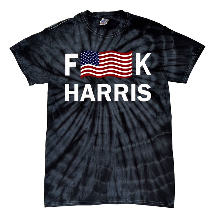 Fkh Political Humor F Kamala Harris Conservative Republican Tie-Dye T-Shirt