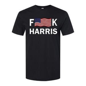 Fkh Political Humor F Kamala Harris Conservative Republican Softstyle CVC T-Shirt