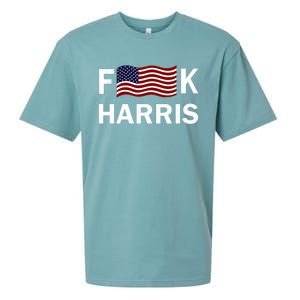 Fkh Political Humor F Kamala Harris Conservative Republican Sueded Cloud Jersey T-Shirt