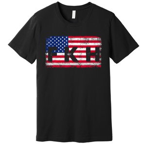 Fkh Political Humor F Kamala Harris Conservative Republican Pro Trump 2024 Premium T-Shirt