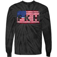 Fkh Political Humor F Kamala Harris Conservative Republican Pro Trump 2024 Tie-Dye Long Sleeve Shirt