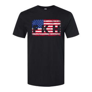 Fkh Political Humor F Kamala Harris Conservative Republican Pro Trump 2024 Softstyle CVC T-Shirt