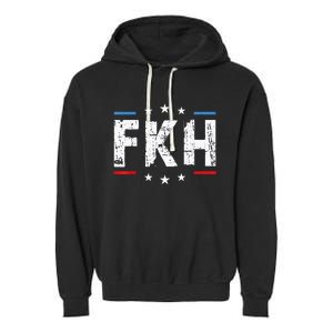 Fkh Political Humor F Kamala Harris Conservative Republican Garment-Dyed Fleece Hoodie