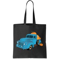 Fall Pumpkin Harvest Time Old Pickup Farm Truck Tote Bag