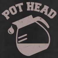 Funny Pot Head Coffee Lover Adult Drive Performance Visor