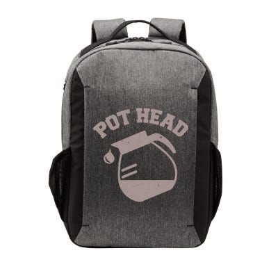 Funny Pot Head Coffee Lover Vector Backpack