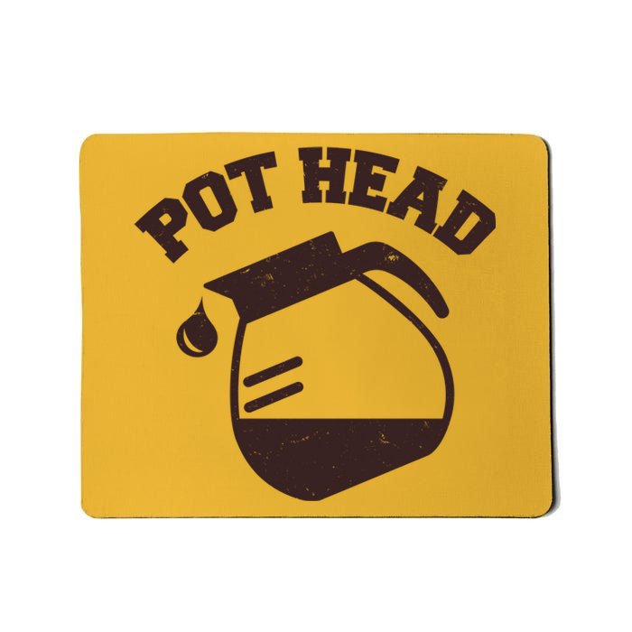 Funny Pot Head Coffee Lover Mousepad