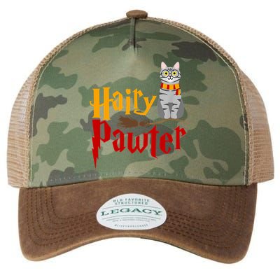 FUNNY Pun Hairy Pawter TShirt Wizard Gift For Cat Lovers Legacy Tie Dye Trucker Hat