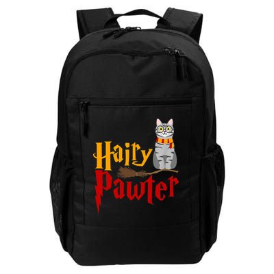 FUNNY Pun Hairy Pawter TShirt Wizard Gift For Cat Lovers Backpack