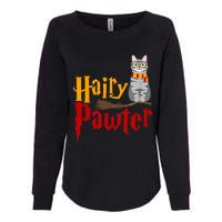 FUNNY Pun Hairy Pawter TShirt Wizard Gift For Cat Lovers Womens California Wash Sweatshirt