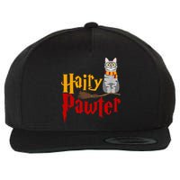 FUNNY Pun Hairy Pawter TShirt Wizard Gift For Cat Lovers Wool Snapback Cap