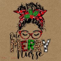 Festive Plaid Holiday PJs for Busy School Nurses Cotton Canvas Backpack