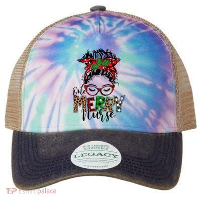 Festive Plaid Holiday PJs for Busy School Nurses Legacy Tie Dye Trucker Hat