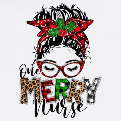 Festive Plaid Holiday PJs for Busy School Nurses T-Shirt